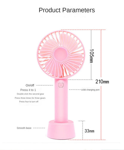 Deal Zone | 100 Speed Digital Display Rechargeable Portable Fan – LED Display Mini Cooling Fan