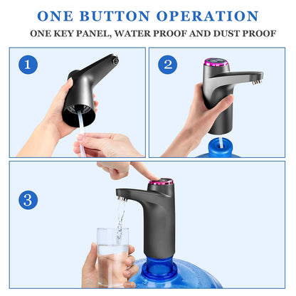 Deal Zone | Rechargeable Automatic Water Dispenser Pump – USB Electric Water Bottle Pump