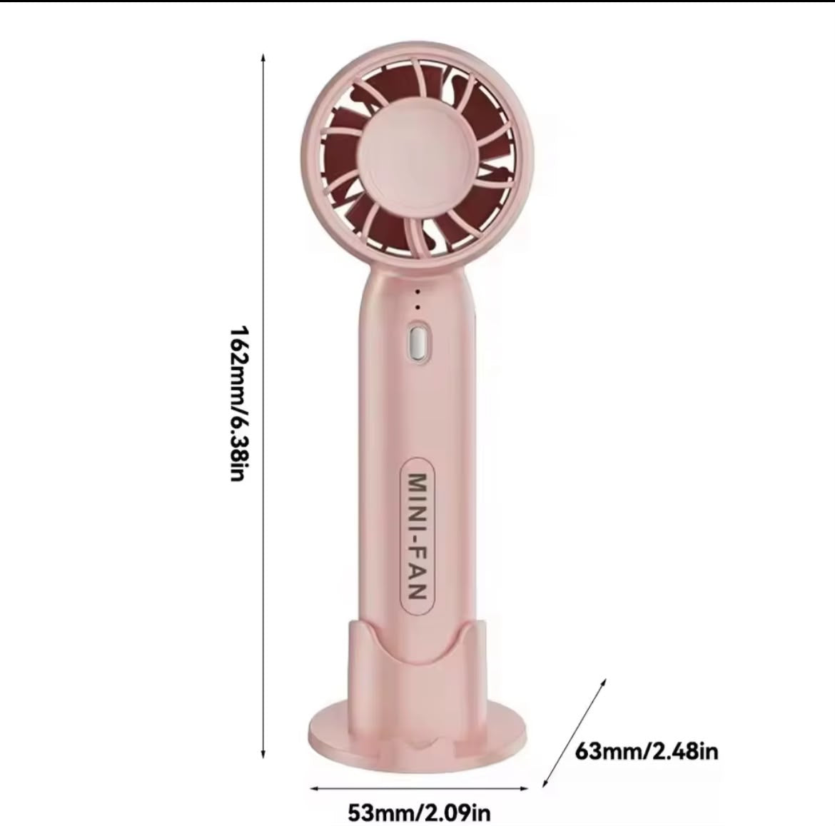 Deal Zone | Mini Rechargeable Portable Fan – USB Cooling Fan