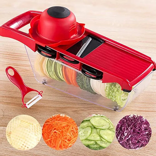 Deal zone : 10 in 1 Vegetable Cutter – Multifunction Manual Food Chopper & Slicer