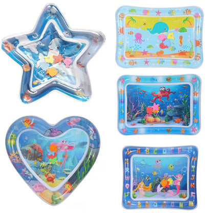 Deal Zone | Kids Water Play Mat – Inflatable Tummy Time Activity Play Mat (Random Design)