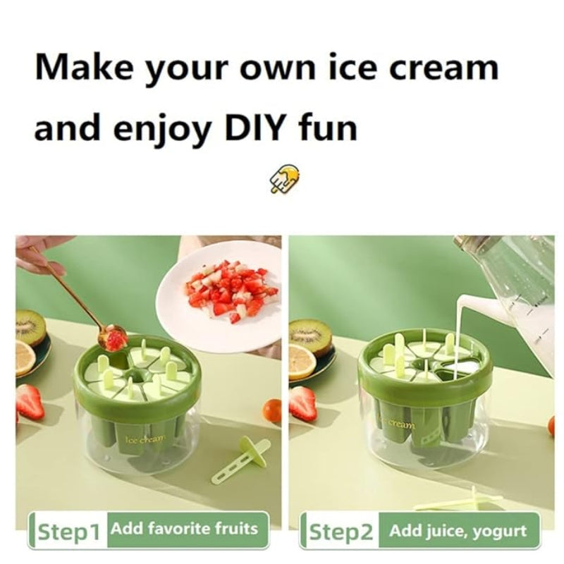 Deal Zone | Big Size Ice Cream Maker – Manual Homemade Ice Cream & Frozen Dessert Maker