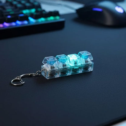 Deal Zone | Stress Relief Keyboard Clicker Sounds Keychain – Mini Mechanical Fidget Clicker ⌨️