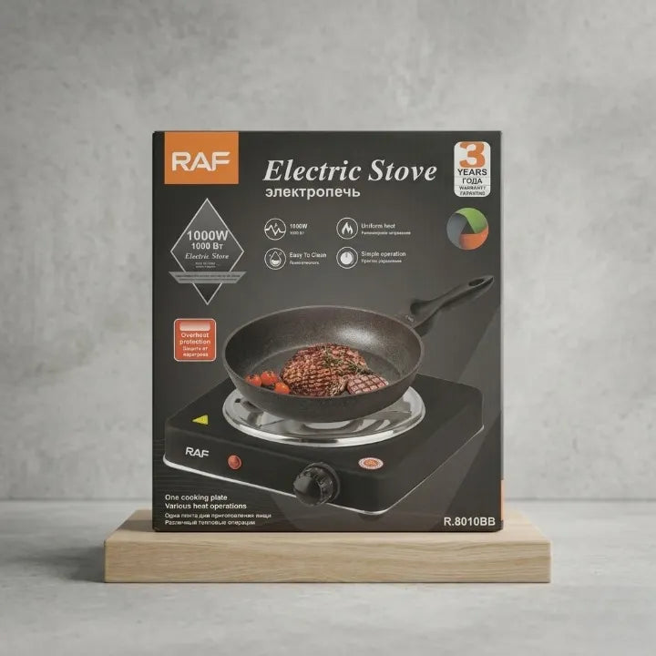 Deal zone : RAF Electric Stove 1000W – Single Burner Electric Hot Plate