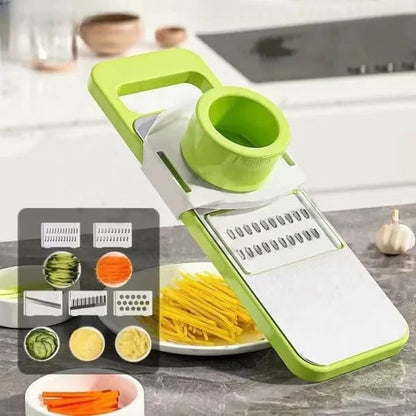 Deal Zone | 5 in 1 Vegetable Green Slicer – Multifunctional Kitchen Slicer & Grater