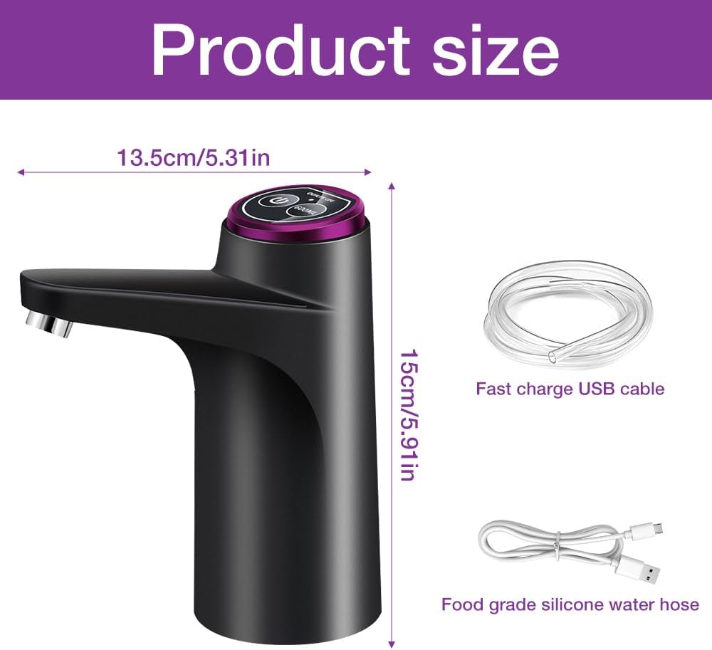 Deal Zone | Rechargeable Automatic Water Dispenser Pump – USB Electric Water Bottle Pump