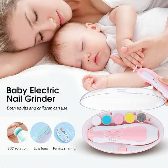 Deal Zone | Baby Nail Trimmer – Safe Electric Nail Care Kit (Battery Operated)