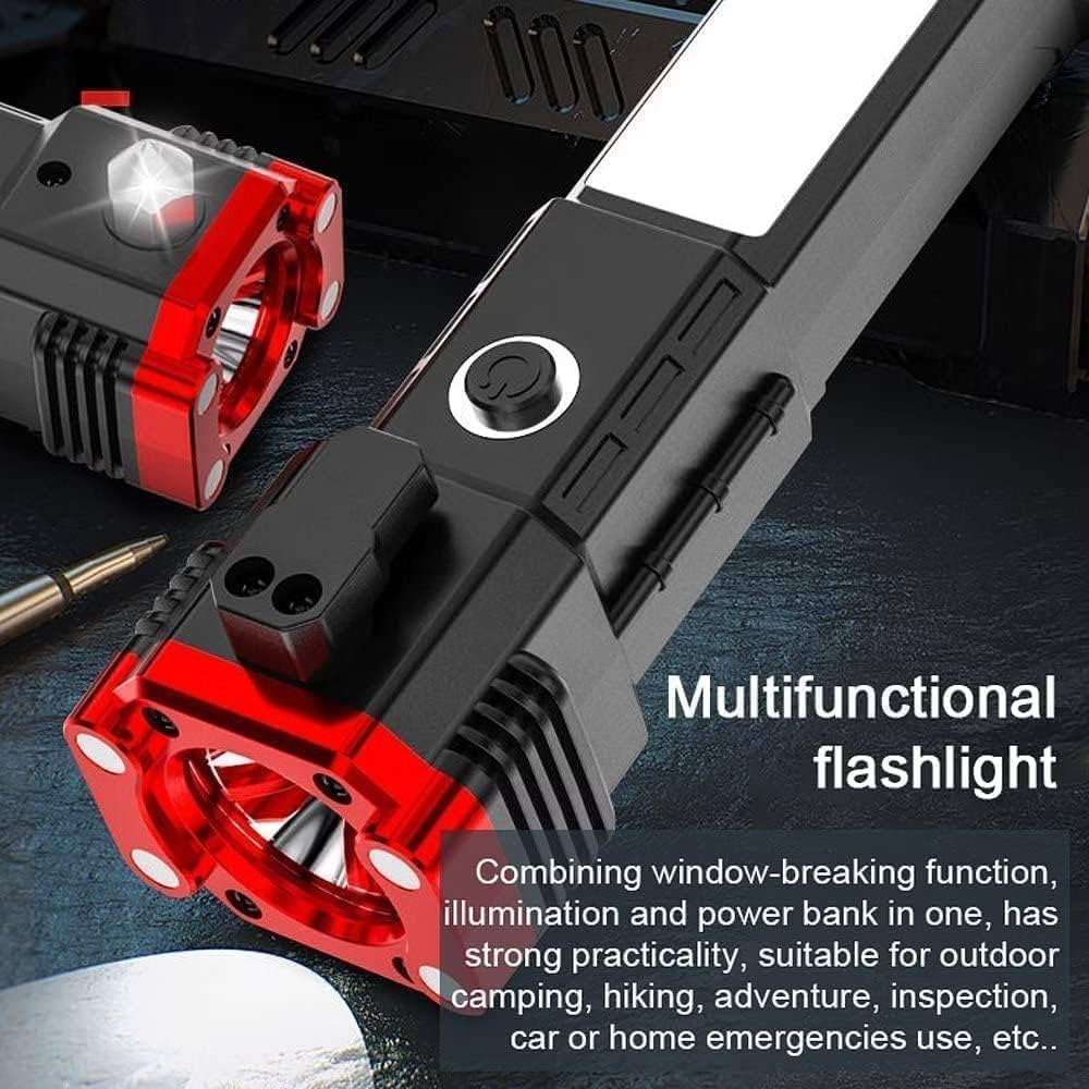 Deal Zone | Hammer Torch Light – Rechargeable LED Emergency Flashlight with Safety Hammer
