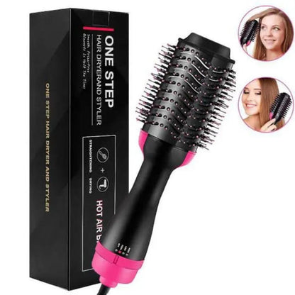 Deal Zone | One Step Hot Air Brush – High Quality Hair Dryer & Volumizer with Big Plug