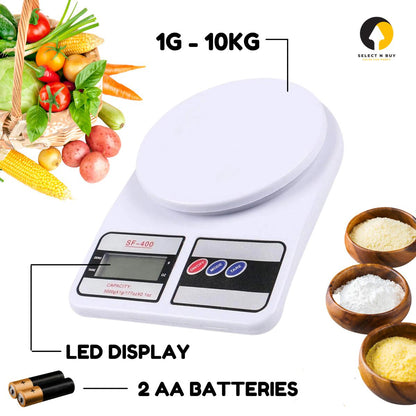 Deal Zone | Kitchen Digital Weight Scale – Electronic Food Weighing Scale (Cell Operated