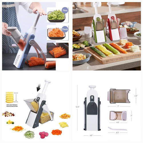Deal Zone | Adjustable Mandoline Slicer – Premium Vegetable & Fruit Cutter (Box Packing)