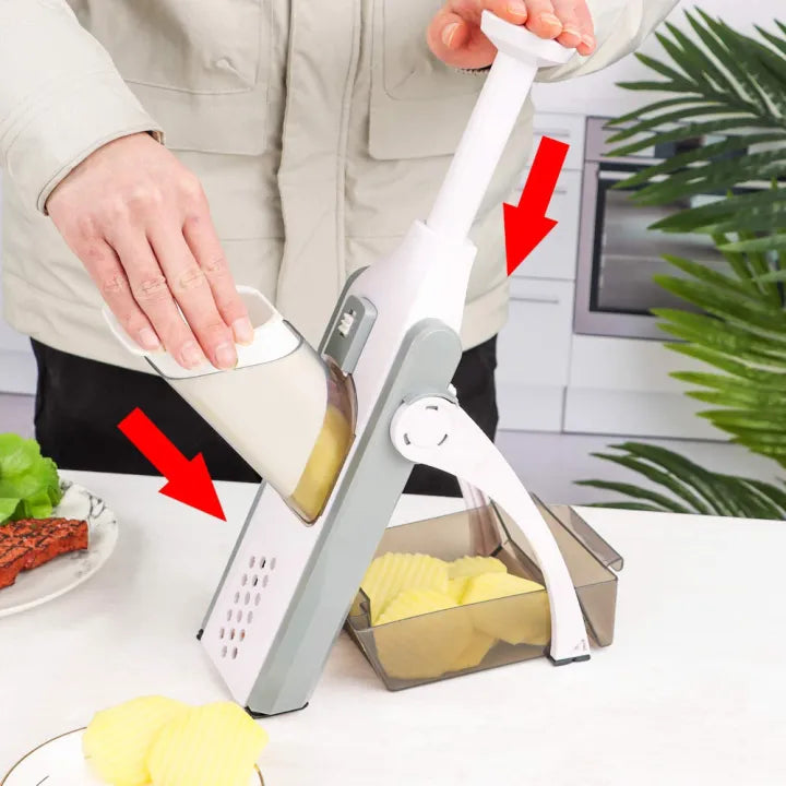 Deal Zone | Adjustable Mandoline Slicer – Premium Vegetable & Fruit Cutter (Box Packing)