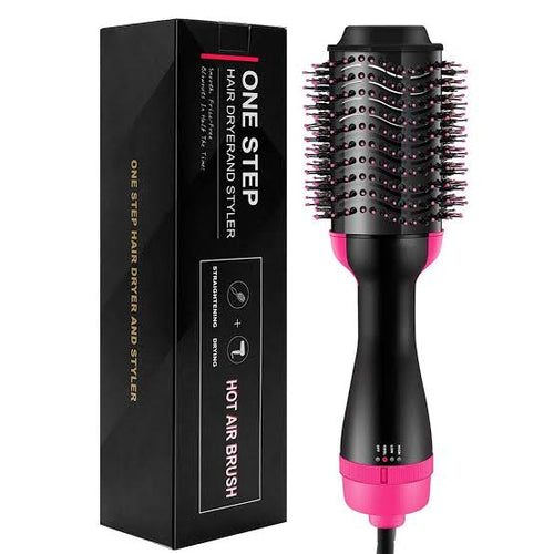 Deal Zone | One Step Hot Air Brush – High Quality Hair Dryer & Volumizer with Big Plug