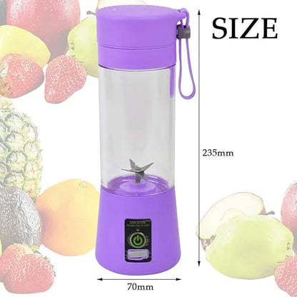 Deal Zone | Rechargeable Six Blade Portable Juicer Blender – USB Electric Smoothie Maker