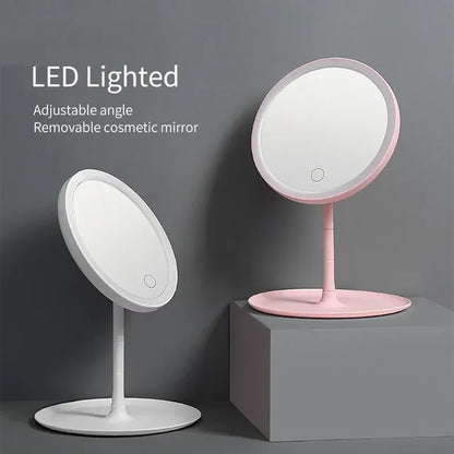 Deal Zone | Rechargeable LED Makeup Mirror – Portable Touch Control Vanity Mirror