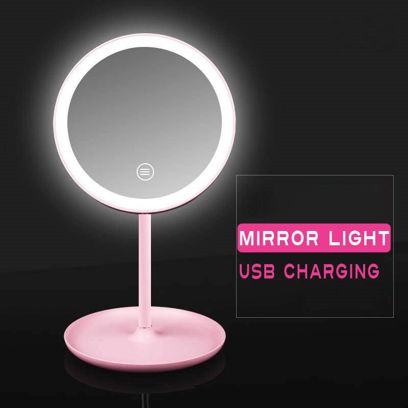 Deal Zone | Rechargeable LED Makeup Mirror – Portable Touch Control Vanity Mirror