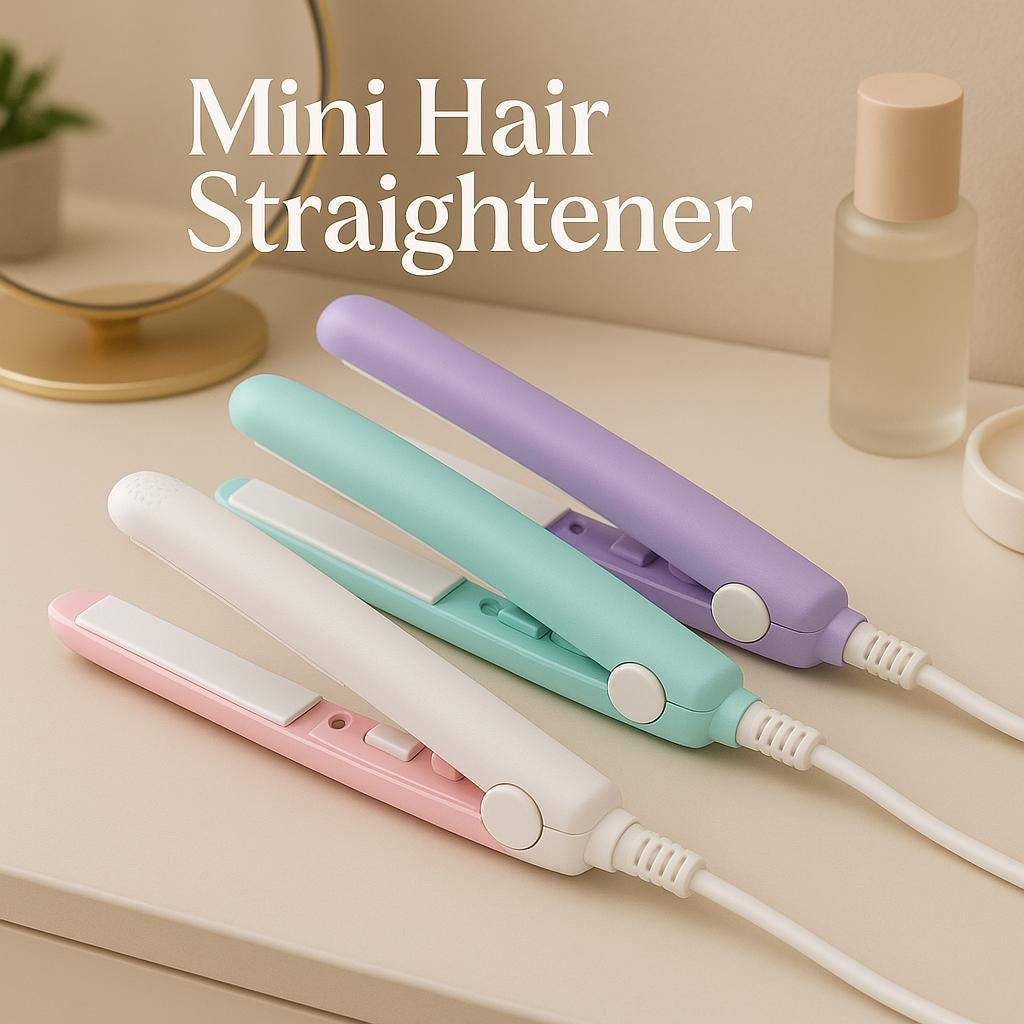 Deal Zone | Mini Hair Straightener – Portable Ceramic Hair Styling Iron