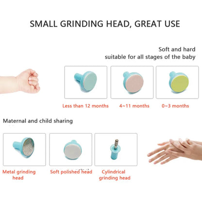 Deal Zone | Baby Nail Trimmer – Safe Electric Nail Care Kit (Battery Operated)
