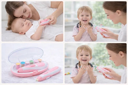 Deal Zone | Baby Nail Trimmer – Safe Electric Nail Care Kit (Battery Operated)