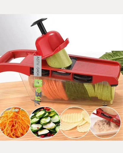 Deal zone : 10 in 1 Vegetable Cutter – Multifunction Manual Food Chopper & Slicer