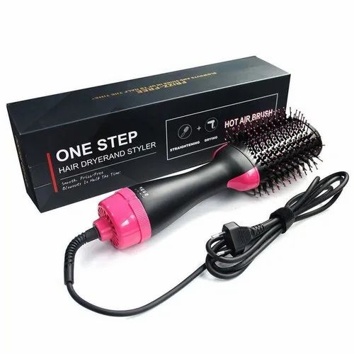 Deal Zone | One Step Hot Air Brush – High Quality Hair Dryer & Volumizer with Big Plug