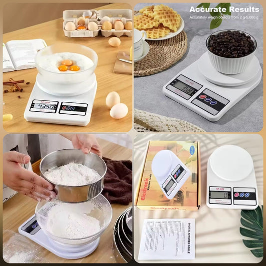 Deal Zone | Kitchen Digital Weight Scale – Electronic Food Weighing Scale (Cell Operated