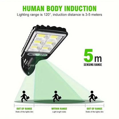 Deal Zone | Solar-Powered Outdoor LED Street Light – Waterproof Heat Resistant with Remote Control