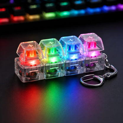 Deal Zone | Stress Relief Keyboard Clicker Sounds Keychain – Mini Mechanical Fidget Clicker ⌨️