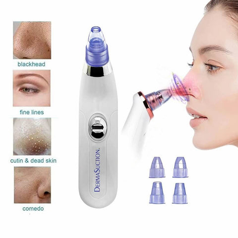 Deal Zone | Derma Suction Facial SPA Blackhead Remover Machine 4 in 1 – Battery Operated